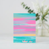 Carte Postale Plage été (Debout devant)