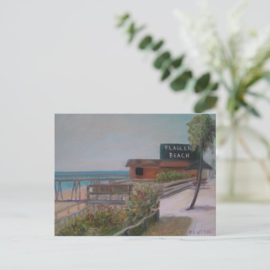 Carte postale PLAGE FLAGLER (Debout devant)