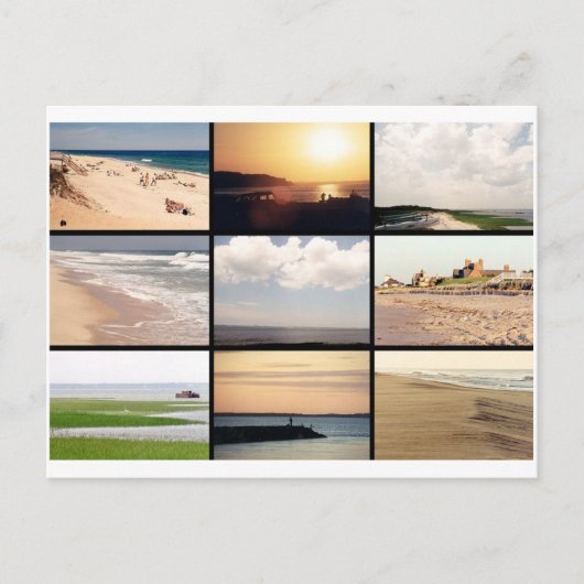 CARTE POSTALE "Plage" Hamptons (Devant)