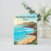 Carte Postale Plage Hookipa Hawaï (Debout devant)