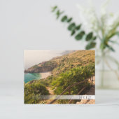 Carte Postale Plage isolée à Lo Zingaro, Sicile (Debout devant)