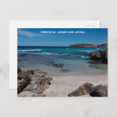 Carte Postale Plage isolée au paradis Australie (Devant / Derrière)