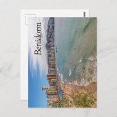 Carte Postale Plage Llevant, Benidorm, Costa Blanca, Espagne (Devant / Derrière)