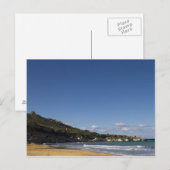 Carte Postale Plage maltaise (Devant / Derrière)