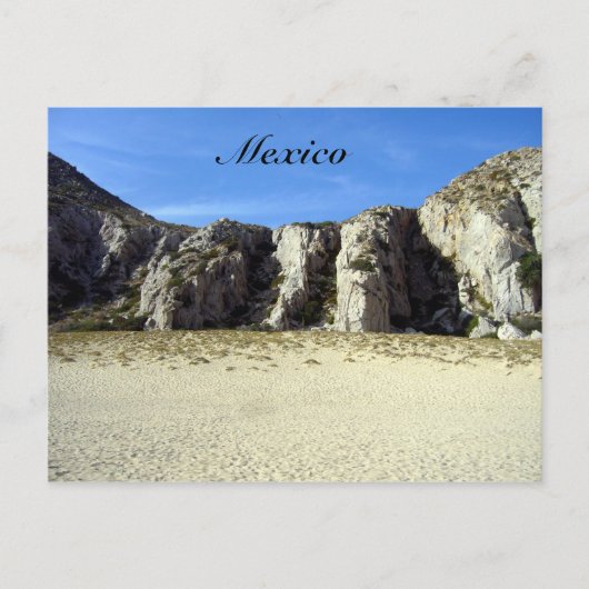 Carte Postale plage mexico (Devant)