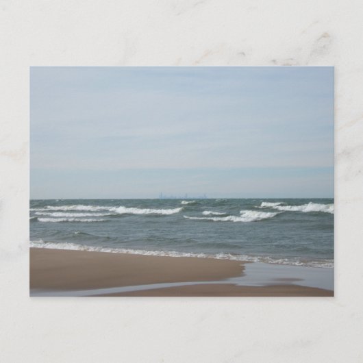 Carte Postale Plage Miller à Gary, Indiana (Devant)