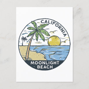 Carte Postale Plage Moonlight San Diego Californie