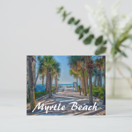 Carte Postale Plage Myrtle (Debout devant)