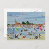 Carte Postale Plage occupée (Devant / Derrière)