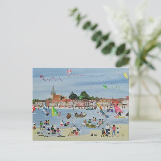 Carte Postale Plage occupée (Debout devant)