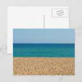 Carte Postale Plage, Océan, Ciel (Devant / Derrière)