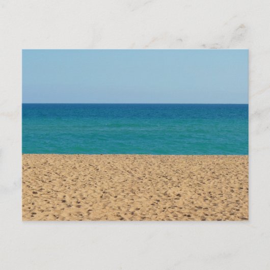 Carte Postale Plage, Océan, Ciel (Devant)