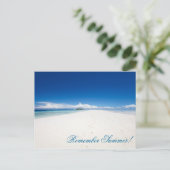 Carte Postale Plage océanique parfaite (Debout devant)