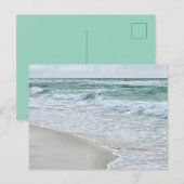 Carte Postale Plage paisible (Devant / Derrière)