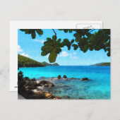 Carte Postale Plage paisible St Thomas (Devant / Derrière)