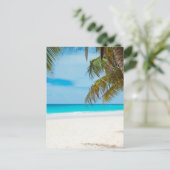 Carte Postale Plage Paradis Tropical (Debout devant)