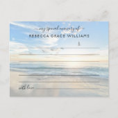 Carte Postale Plage Partager Une Mémoire Photo Funérailles (Devant)