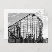 Carte Postale Plage Pleasasure B/W (Devant / Derrière)