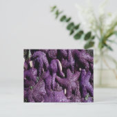 Carte Postale Plage Rocky de Starfish violet (Debout devant)