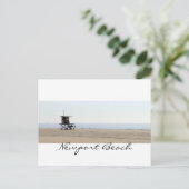 Carte Postale Plage romantique de Newport (Debout devant)