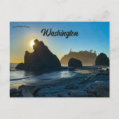 Carte Postale Plage Ruby Washington États-Unis (Devant)