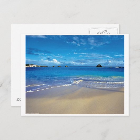 Carte Postale Plage sarde (Devant / Derrière)