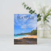 Carte Postale plage secrète hawaii (Debout devant)