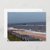 Carte Postale Plage Southwold à Suffolk (Devant / Derrière)