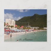Carte Postale Plage St Maarten, St Maarten (Devant)
