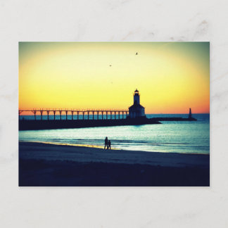 Carte Postale Plage Sunset