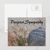 Carte Postale plage Sympathie la plus profonde (Devant / Derrière)
