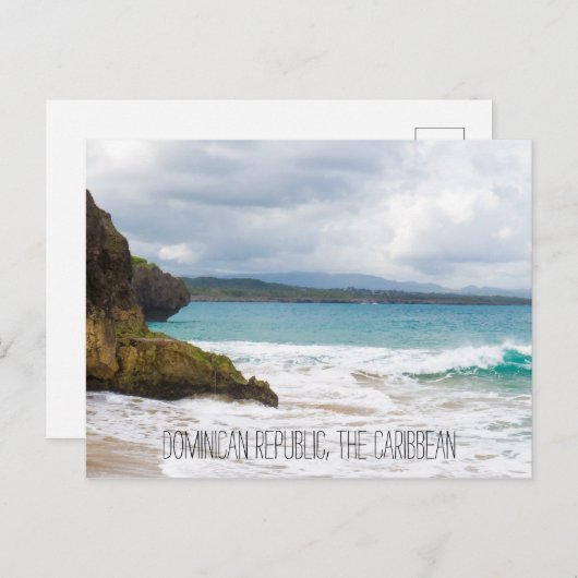 Carte Postale Plage tranquille (Devant / Derrière)