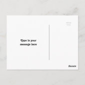 Carte Postale Plage Tropical Penguins Couple Hula Pirate Island (Dos)