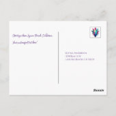 Carte Postale Plage Tropical Surboard (Dos)