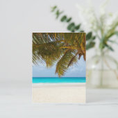 Carte Postale Plage tropicale (Debout devant)