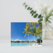 Carte Postale Plage tropicale (Debout devant)