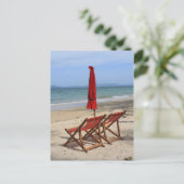 Carte Postale Plage tropicale (Debout devant)