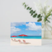 Carte Postale Plage tropicale (Debout devant)