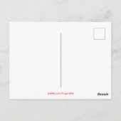 Carte Postale Plage tropicale au coucher du soleil (Dos)