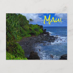 Carte Postale Plage tropicale de Maui Hawaiian Island