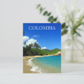 Carte Postale plage tropicale de tayrona (Debout devant)