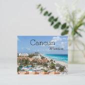 Carte Postale Plage tropicale vacances Cancun Mexique (Debout devant)