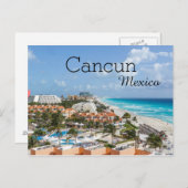 Carte Postale Plage tropicale vacances Cancun Mexique (Devant / Derrière)