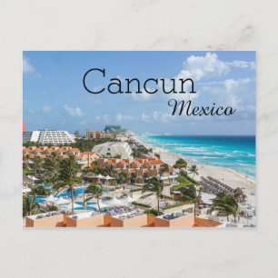 Carte Postale Plage tropicale vacances Cancun Mexique