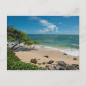 Carte Postale Plage Turquoise (Devant)