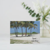 Carte Postale Plage typique...South Beach (Debout devant)