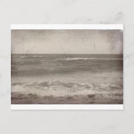 Carte Postale Plage vintage (Devant)