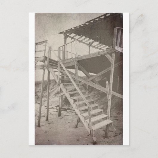 Carte Postale Plage vintage (Devant)