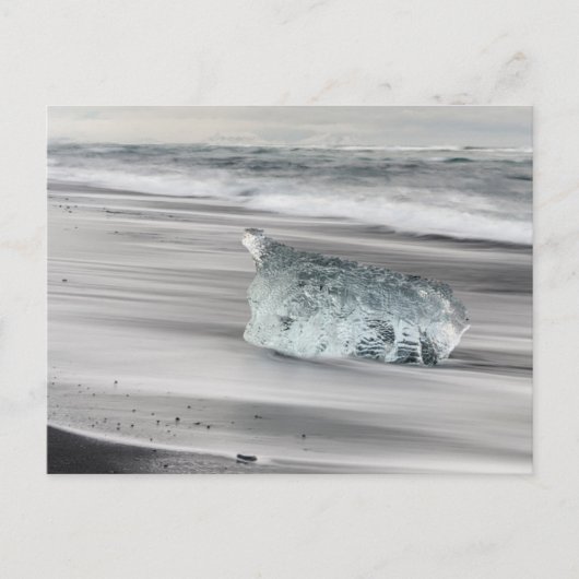 Carte Postale Plage volcanique noire | Parc national du Vatnajök (Devant)