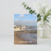 Carte Postale Plages à Broadstairs dans le Kent (Debout devant)